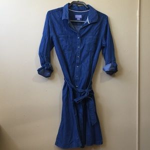 Jean shirt dress